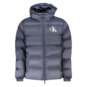 Calvin Klein Blaue Herrenjacke aus Nylon