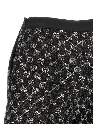 Gucci Schwarze Bermuda-Shorts aus Viskose