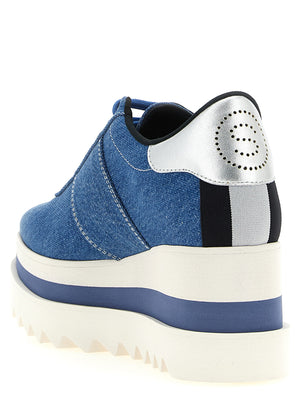 Stella McCartney Blaue EVA Keilsandalen