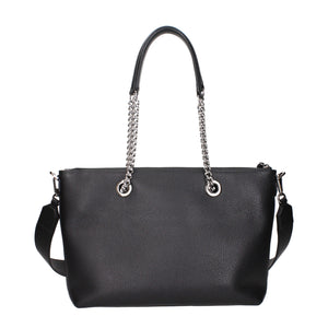 Jimmy Choo Schwarze Leder Umhängetasche