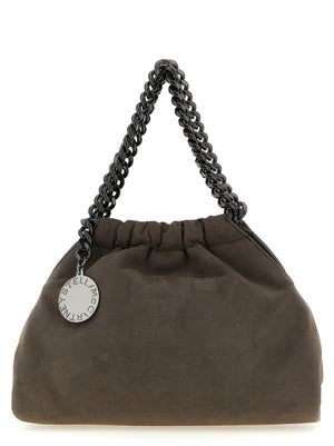 Stella McCartney Graue Crossbody-Tasche aus Polyamid