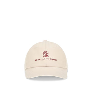 Brunello Cucinelli Beige Baumwollkappe (Baseball Cap)