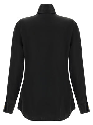 Khaite Schwarze Bluse aus Acetat