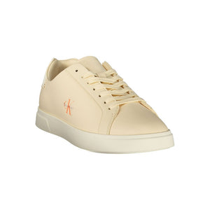 Calvin Klein Damen-Sneaker aus beigem Polyurethan