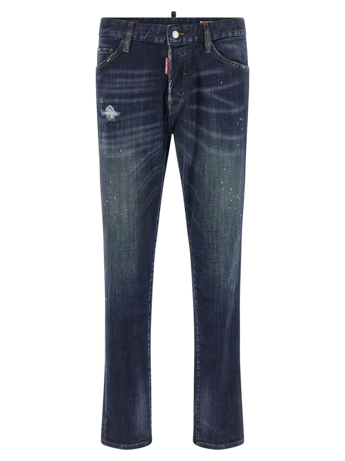 Dsquared² Blaue Jeans aus Baumwolle im geraden Schnitt