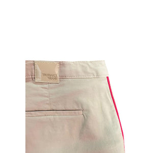 Trussardi Jeans Beige Baumwollhose für Damen