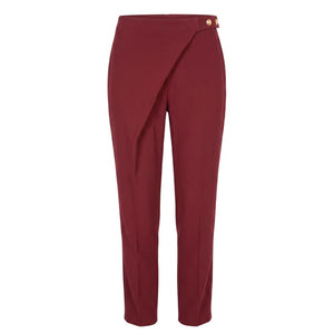 Trussardi Jeans Rote Damen Hose aus Polyester