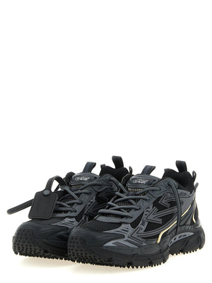 Off-White Schwarze Sneaker aus Polyethylen