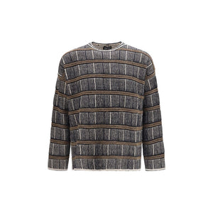 Giorgio Armani Blaues Seiden-Sweatshirt