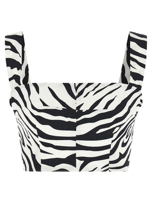 Dolce & Gabbana Zweifarbige Baumwoll-Tanktops