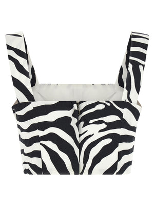 Dolce & Gabbana Zweifarbige Baumwoll-Tanktops