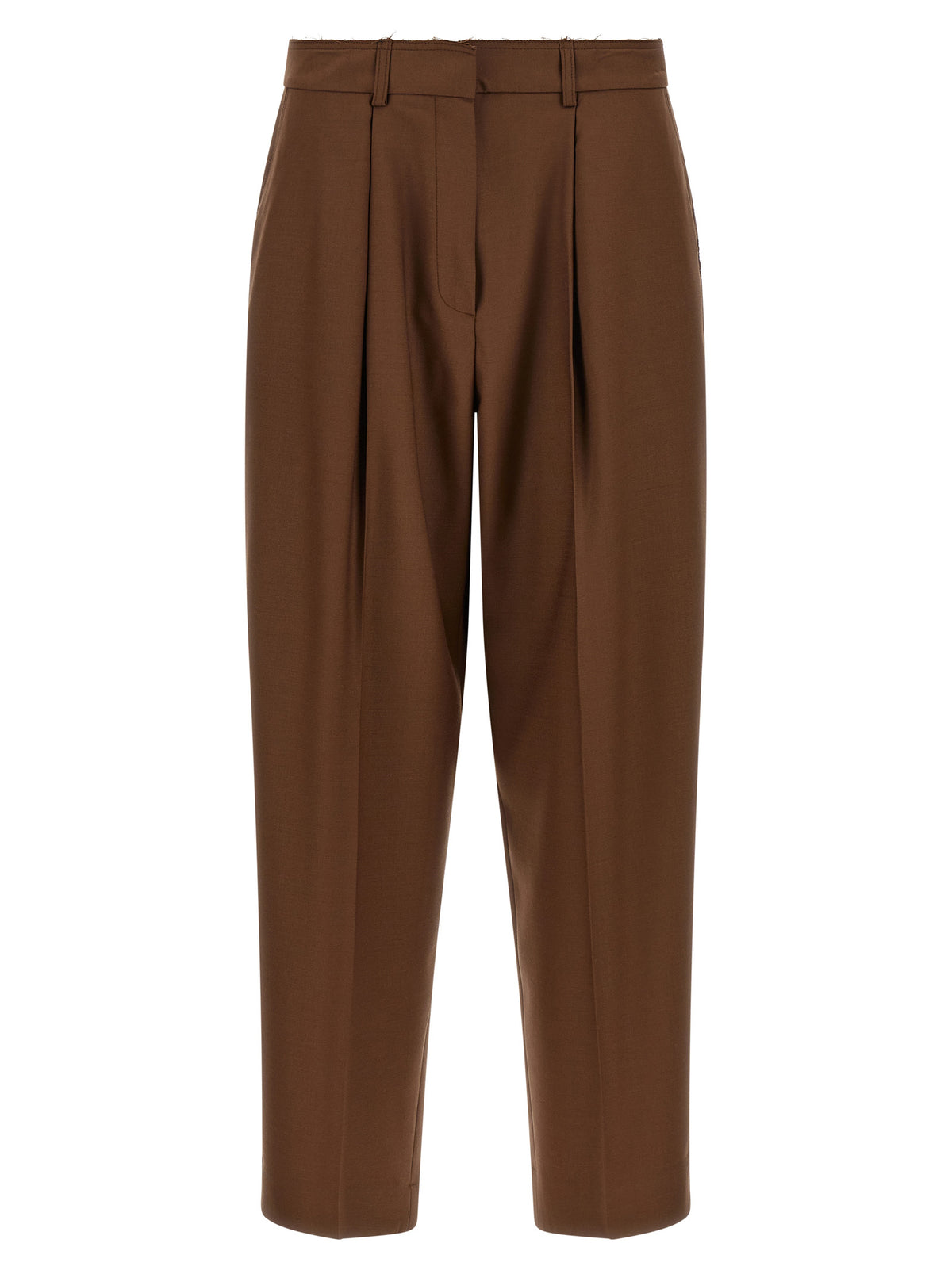 Gianluca Capannolo Beige Wollhose für den Alltag