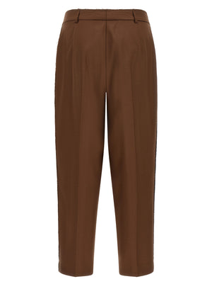 Gianluca Capannolo Beige Wollhose für den Alltag
