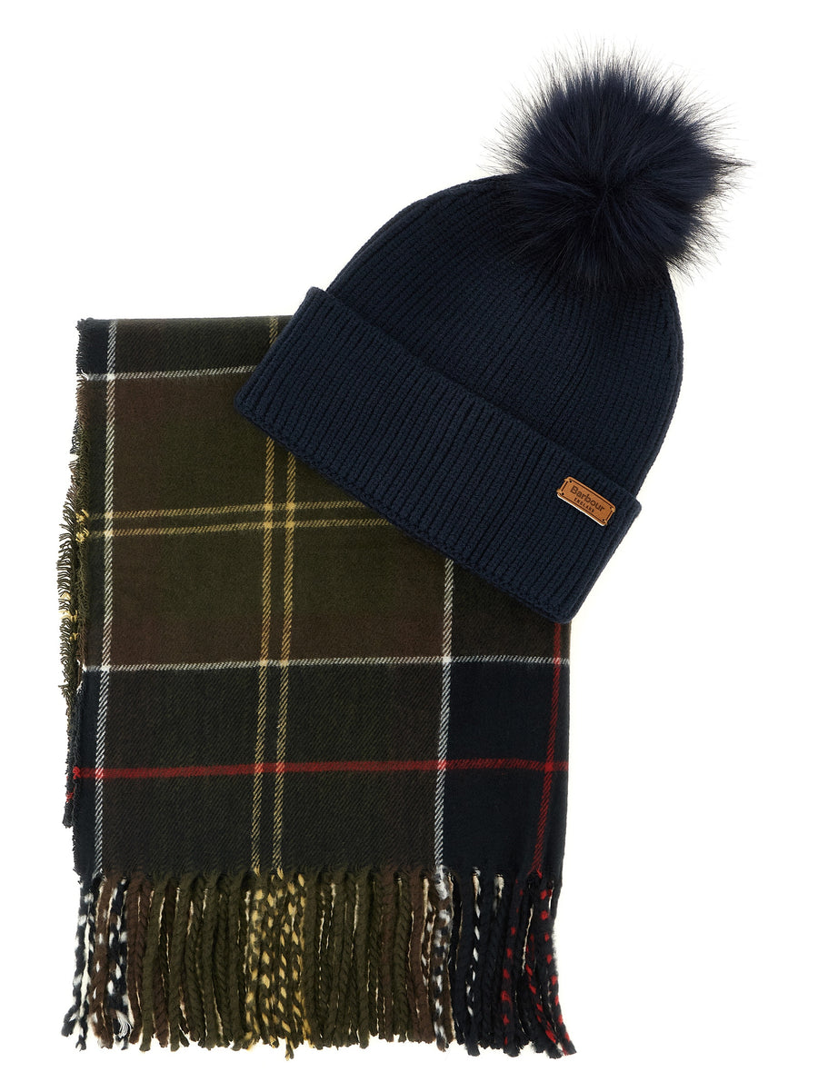 Barbour Mehrfarbige Beanie aus Viskose