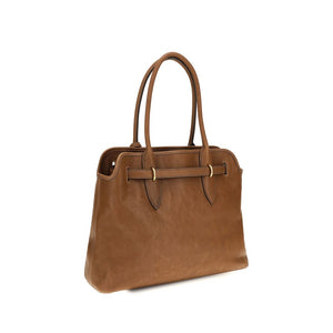 Miu Miu Braune Kalbsleder Bos Taurus Schultertasche