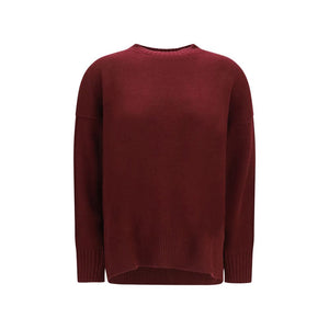 Allude Bordeaux Kaschmir-Sweatshirt