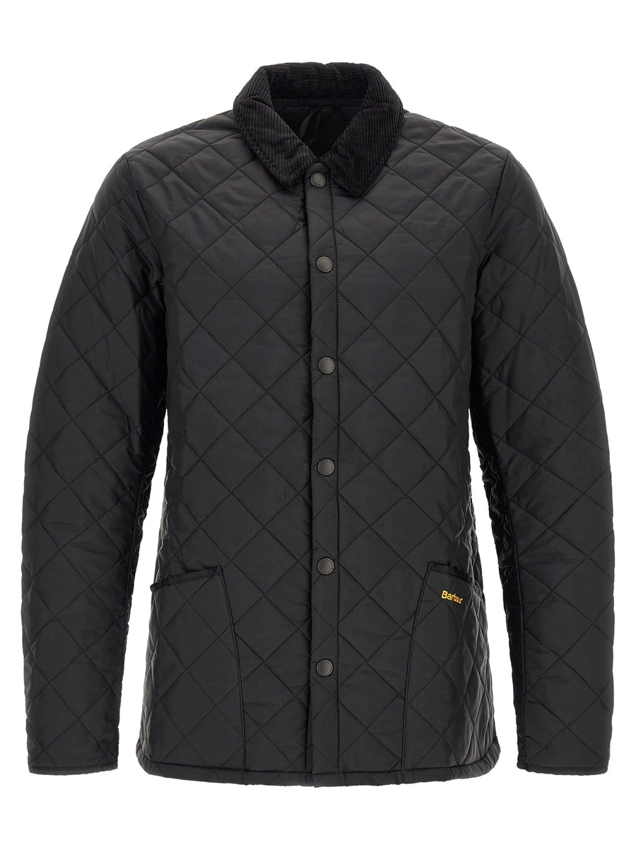 Barbour Schwarze Polyamidjacke
