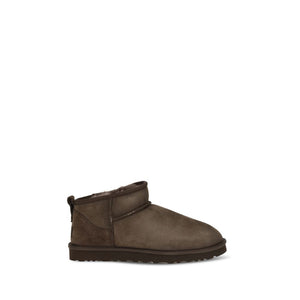 UGG Braune Lederstiefeletten