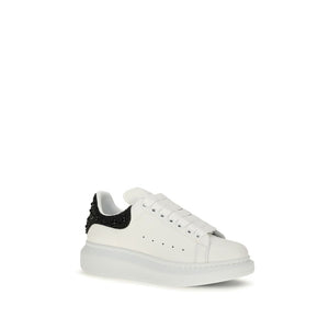Alexander McQueen Weiße Kalbsleder Bos Taurus Chunky Sneaker