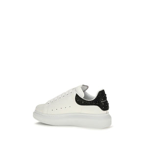 Alexander McQueen Weiße Kalbsleder Bos Taurus Chunky Sneaker