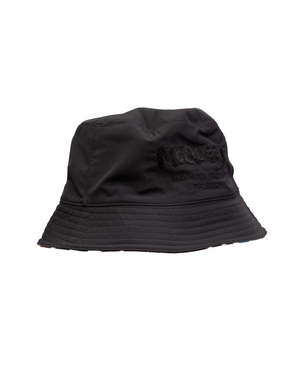 Alexander McQueen Damen-Bucket-Hat aus Polyamid, wendbar