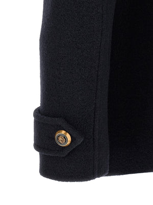 Balmain Blauer Sakko aus reiner Schurwolle