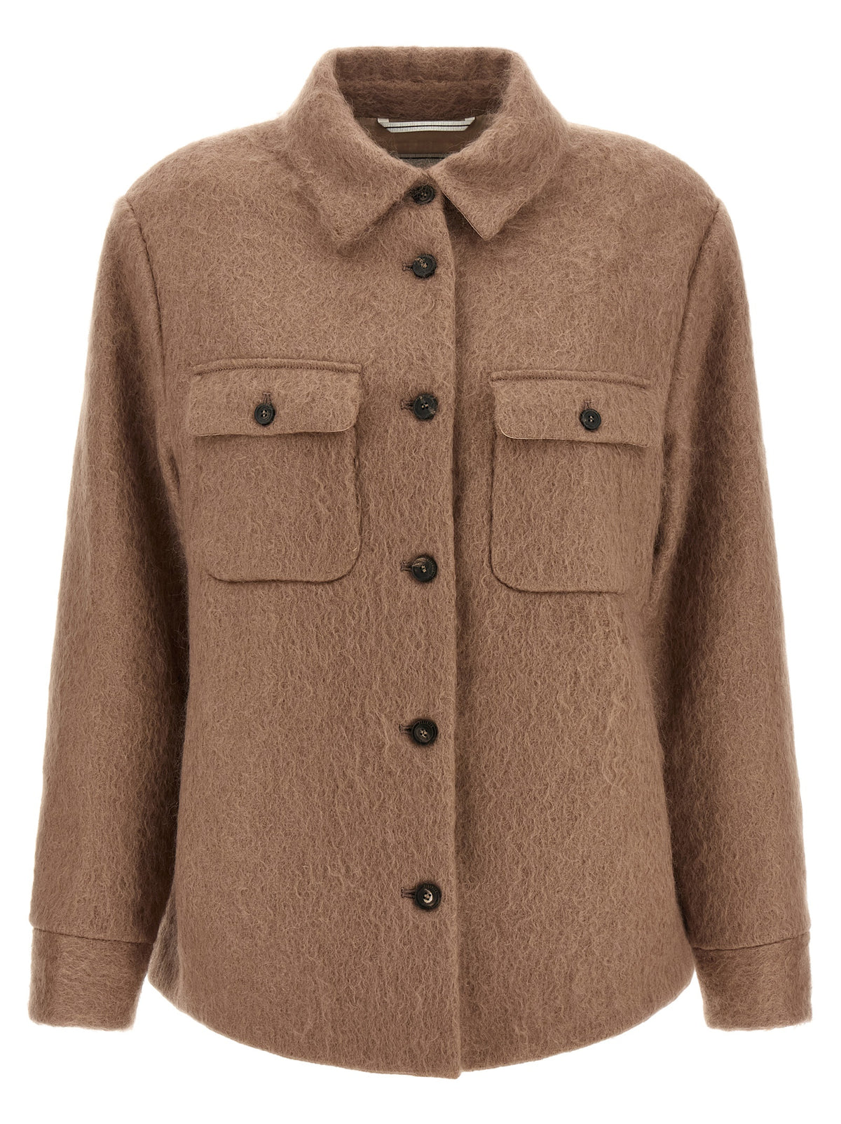 Peserico Beige Virgin Wool Jacket