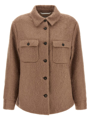 Peserico Beige Virgin Wool Jacket