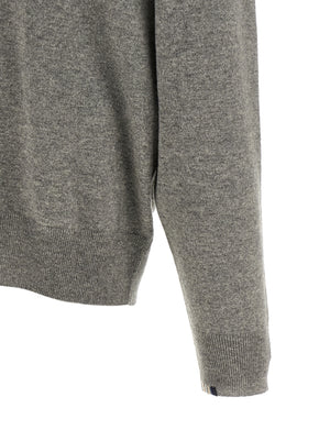 Extreme Cashmere Grauer Kaschmir-Strickjacke