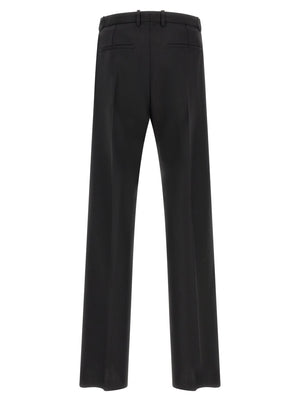 Jil Sander Schwarze Hose aus reiner Schurwolle
