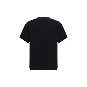 Palm Angels Schwarzes Baumwoll-T-Shirt