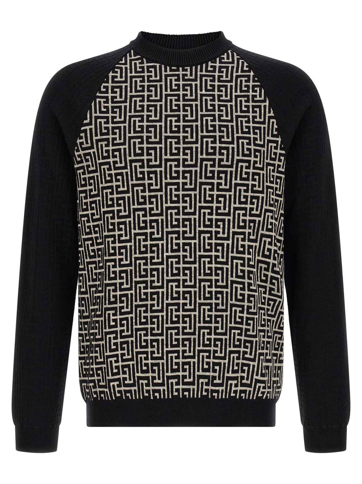 Balmain Baumwoll-Cardigan in Zweifarbenoptik