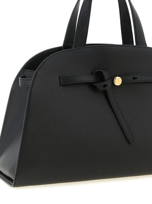 Tory Burch Schwarze Umhängetasche aus Rindsleder