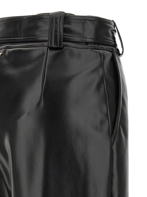 Twinset Schwarze Cropped Hose aus Polyester
