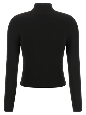 Alexander Wang Schwarzer Cardigan aus Polyamid