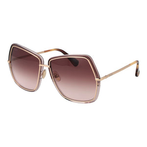 Max Mara Sonnenbrille aus Goldmetall