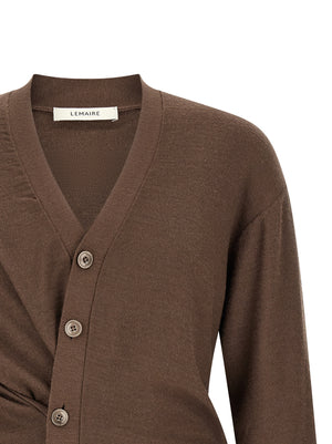 Lemaire Brauner Wollcardigan