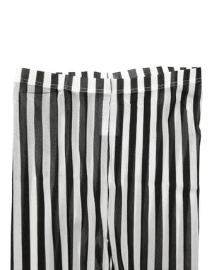 Dolce & Gabbana Strumpfhose mit Schwarz-Weißen Streifen