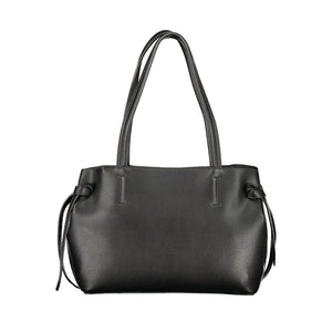 Mario Valentino Nero Polyurethane Damenhandtasche