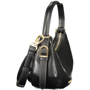 Mario Valentino Nero Polyurethane Damenhandtasche