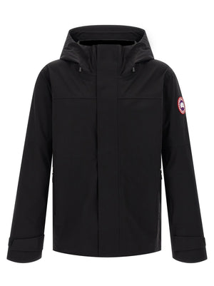 Canada Goose Schwarze Polyamid-Shell-Jacke