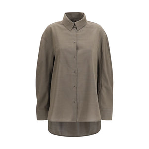 Jacquemus Graues Baumwollhemd