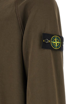 Stone Island Grauer Baumwollpullover