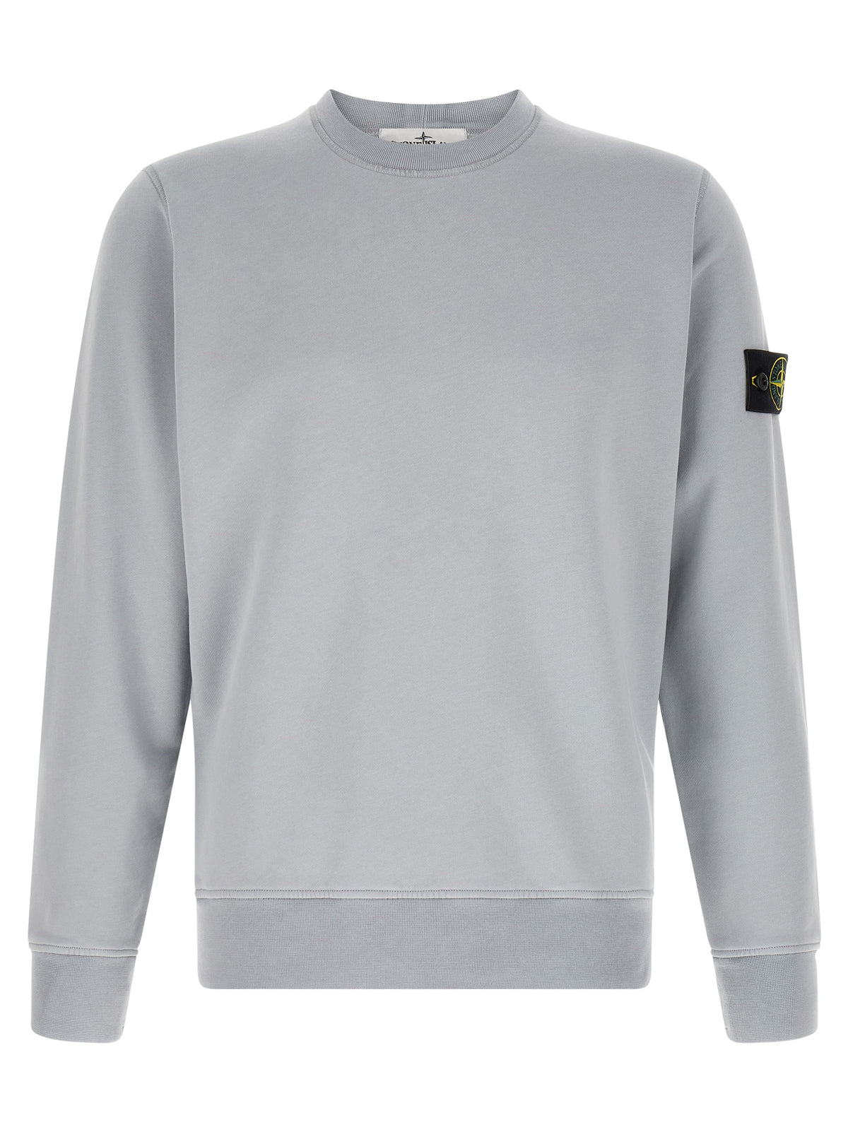 Stone Island Grauer Baumwollpullover