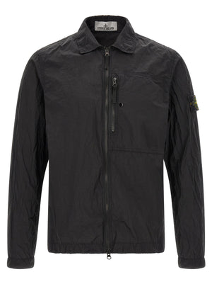 Stone Island Schwarze Polyamid-Bluse