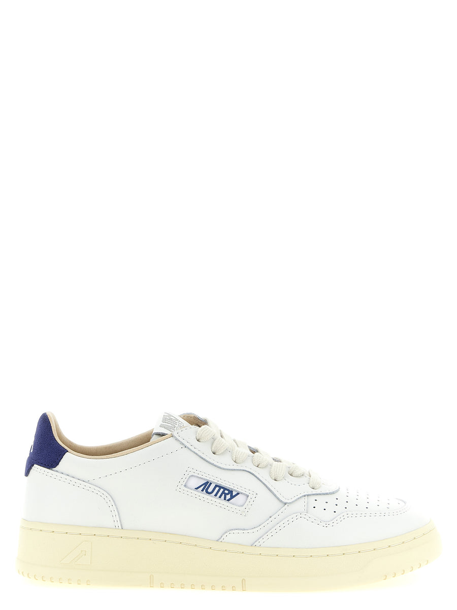 Autry Blaue Sneaker aus Rindsleder im Athletic-Look