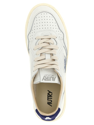 Autry Blaue Sneaker aus Rindsleder im Athletic-Look