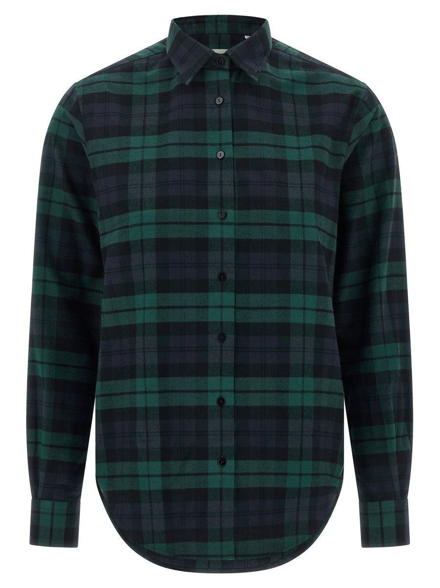 XACUS Mehrfarbige Baumwollbluse