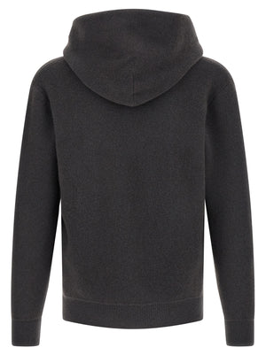 Lemaire Grauer Kaschmir-Strickjacke