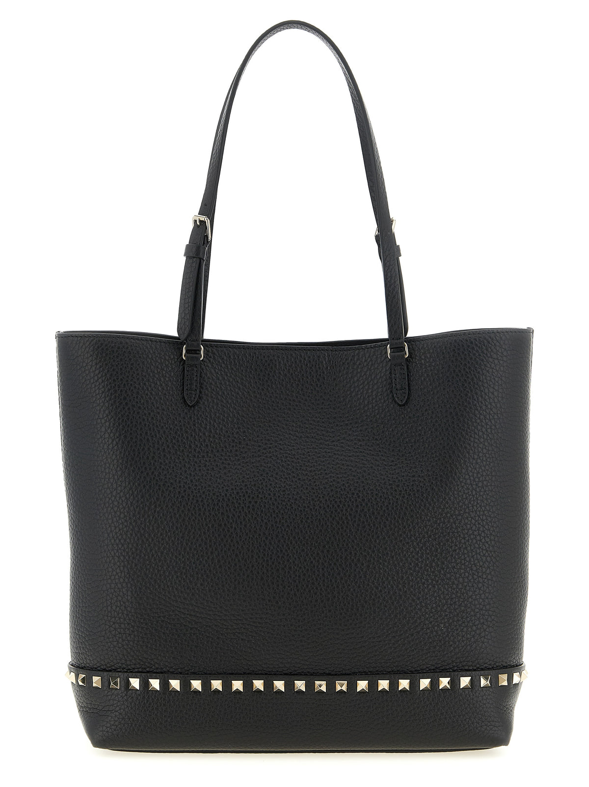 Valentino Garavani Schwarze Kalbsleder-Schultertasche